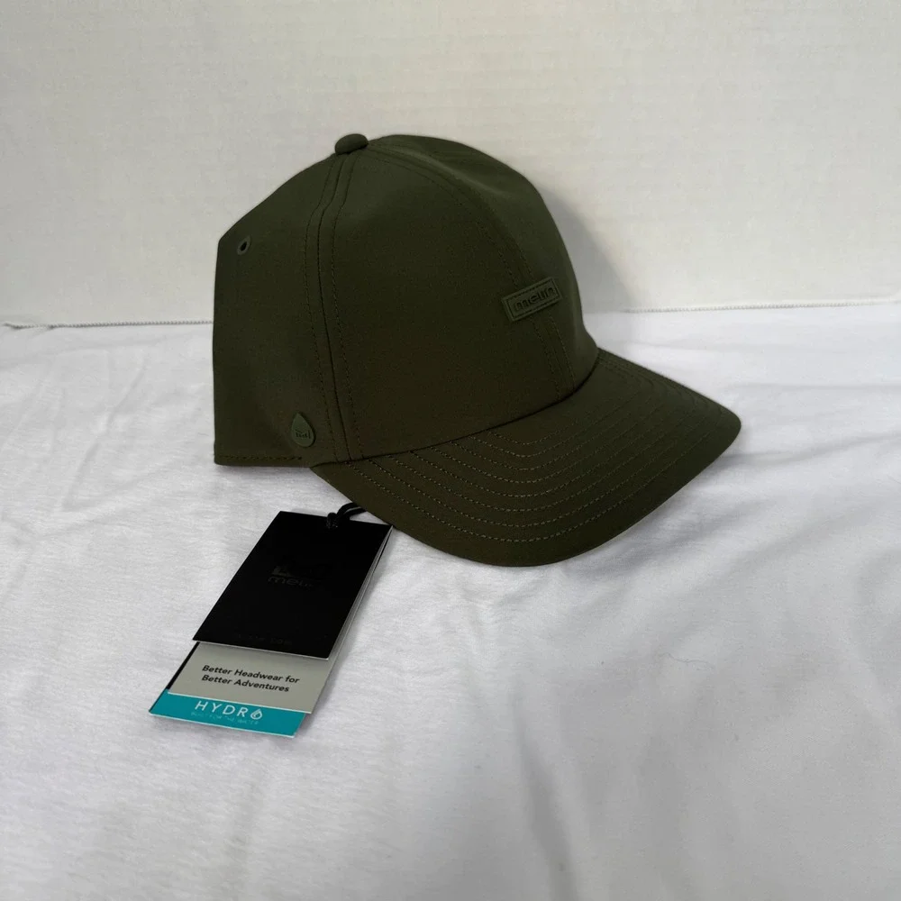 Melin Hydro The Legend Hat Mens Classic Military Green Water Resistant Cap NWT